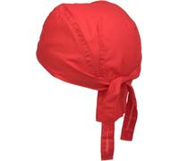 styleBREAKER Bandana Foulard pour Femmes et Hommes, Ajustable, Foulard de Motard en mélange Polyester et Coton, Polyvalent, léger, Confortable et Tendance, Couleur:Rouge