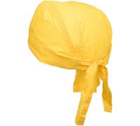 styleBREAKER Bandana Foulard pour Femmes et Hommes, Ajustable, Foulard de Motard en mélange Polyester et Coton, Polyvalent, léger, Confortable et Tendance, Couleur:Jaune