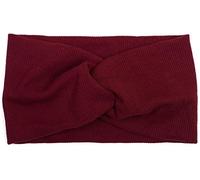 styleBREAKER Bandeau femme maille côtelée,Bordeaux-rouge