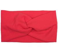 styleBREAKER Bandeau femme maille côtelée,Corail | Bandeau nœud torsadé, 100 % polyester, élastique (55-59 cm), largeur 9 cm, lavage délicat 30 °C.