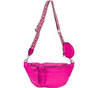 styleBREAKER Börse 02012398 Lot de 3 sacs à bandoulière pour femme Motif demi-lune, Rose, Taille unique