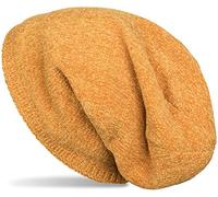 styleBREAKER Bonnet Mou en Fil Chenille avec et Doublure en Polaire, Unisexe 04024162, Couleur:Curry