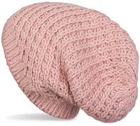 styleBREAKER Bonnet Mou en Maille épaisse, Unisexe, Bonnet tricoté d'hiver 04024158, Couleur:Vieux Rose-