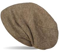 styleBREAKER Bonnet Souple en Fine Maille, Optique mélangée, Bonnet Long, Unisexe 04024109, Couleur:Marron