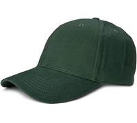 styleBREAKER Casquette Baseball Unisexe,Coton brossé, Vert foncé