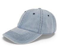 styleBREAKER Casquette Baseball Unisexe en Denim avec Boucle Réglable, Visier Courbée et Aérations, Casquette en Coton Respirant pour Hommes et Femmes, Couleur:Bleu Clair