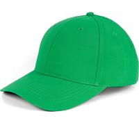styleBREAKER Casquette de Baseball Unisexe à 6 Panneaux en Coton brossé, Fermeture à Crochet et Boucle réglable, Design uni pour Hommes et Femmes, Vert Grenouille