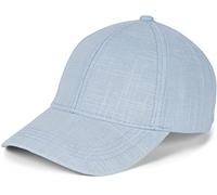 styleBREAKER Casquette de Baseball Unisexe en Lin | Casquette 6 Pans Réglable avec Visière Courbée | Casquette d'Été Respirante avec Boucle Métallique | Légère, Confortable & Stylée, Bleu Clair