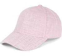 styleBREAKER Casquette de Baseball Unisexe en Lin | Casquette 6 Pans Réglable avec Visière Courbée | Casquette d'Été Respirante avec Boucle Métallique | Légère, Confortable & Stylée, Rose-