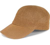 styleBREAKER Casquette en Papier de Paille Unie, Chapeau d'été léger avec Boucle métallique réglable, Casquette Unisexe avec Bandeau Absorbant pour Hommes et Femmes, Couleur:Chameau