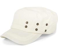 styleBREAKER Casquette Militaire Unisexe Effet Usé Vintage | Casquette Army réglable en Coton | Casquette Visière Look Usé pour Hommes et Femmes, Couleur:Beige