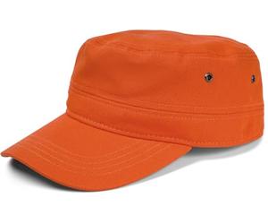 styleBREAKER Casquette Militaire Unisexe en Coton Canvas, Chapeau à visière incurvée, Ajustable pour Hommes et Femmes, Style Pratique et Tendance pour Toutes Les Occasions, Orange