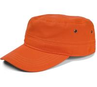 styleBREAKER Casquette Militaire Unisexe en Toile de Coton,Orange
