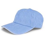 styleBREAKER Casquette Unisexe Baseball Look Vintage Ajustable 6-Panel Cappy en Optique Washed avec Visier Courbé en Coton Casquette Rétro pour Hommes et Femmes, Bleu Clair