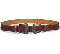 styleBREAKER Ceinture avec boucle double agrémentée style western, B-low Belt, réglable, femmes 03010085, taille:95cm, couleur:Bordeaux-rouge