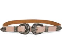 styleBREAKER Ceinture avec boucle double agrémentée style western, B-low Belt, réglable, femmes 03010085, taille:95cm, couleur:Vieux rose-