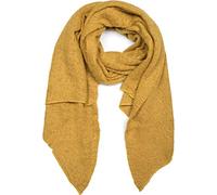styleBREAKER Écharpe asymétrique femme en viscose unie,Moutarde