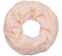 styleBREAKER Écharpe Loop Femme Étoiles Métallisées 89x75cm,Rose-