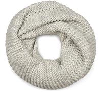 styleBREAKER Écharpe loop femme maille motif bulles | Écharpe 69x35 cm, double tour, douce et non irritante, motif framboise, fabriqué en Italie.
