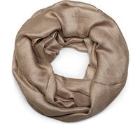 styleBREAKER Écharpe loop femme unie viscose 70x85cm | Écharpe tube fluide, toucher soyeux, légère et facile dentretien. Se porte en 2 ou 3 tours. Tissu tendance.