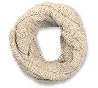styleBREAKER écharpe loop tricotée à carreaux, mailles fines unies, écharpe d'hiver, unisexe 01018154