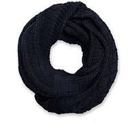 styleBREAKER écharpe loop tricotée à carreaux, mailles fines unies, écharpe d'hiver, unisexe 01018154