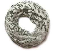 styleBREAKER Écharpe tube snood avec imprimé léopard 01017009, couleur:Gris