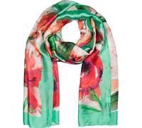 styleBREAKER Foulard femme motif fleurs aquarelle,Vert