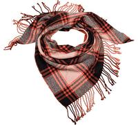 styleBREAKER Foulard triangulaire XXL maille motif Prince de Galles hiver,O