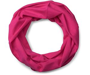 styleBREAKER tissu multifonction jersey, buff, bandeau, chouchou, mouchoir de tête, écharpe tubulaire, unisexe 01012037, couleur:Rose