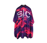 STYLECRAFT Cape de coiffeur | Multicolore | Fermeture réglable | Antistatique et imperméable | 100 % polyester | Séchage rapide | 146 x 140 cm, Différents coloris, taille unique