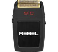 Rasoir Électrique Hommes Barbe et Cheveux Stylecraft Rebel by Gamma Più, Rasoir Barbe Électrique Sans Fil, Autonomie de 100 Minutes, Rasoir de Poche Compact et Portable 150gr, Ergonomique, 11.000 rpm