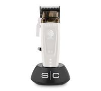 Stylecraft Saber II Tondeuse à cheveux professionnelle sans fil avec corps en métal et moteur sans balais à couple élevé (blanc)