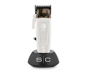 Stylecraft Saber II Tondeuse à cheveux professionnelle sans fil avec corps en métal et moteur sans balais à couple élevé (blanc)