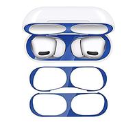 StyleDesign Autocollant Anti-poussière Compatible avec Apple AirPods Pro - Film de Protection Contre la poussière en métal - Bleu