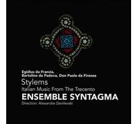 Stylems: Italian Music From The Trecento [CD] NEUF