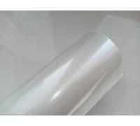 stylepiv-wrap Film Covering Blanc Brillant métallisé Pearl 152 x 20 cm Vinyle adhésif thermoformable