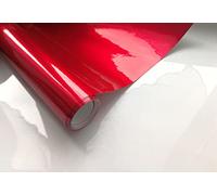 stylepiv-wrap Film Covering Rouge Brillant métallisé Vinyle adhésif thermoformable (152 x 30 cm)