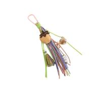 Styles Bohèques Polyvalents Pu Shell Bead Artist Avec Conception De Fruits Ludiques Et Tassels Réglables Trimes De Porte-clés Personnalisé Shell Gift