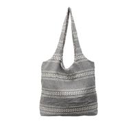Styles coréens Sac à aisselles pour Femmes Grande Capacité Sac à Bandoulière Simple Sac à Main Shopping Travail Femmes Épaule Élégante Féminine Cordelettes Pendule avec Grande Capacité Aisselle, gris