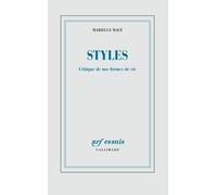 Styles - Critique De Nos Formes De Vie