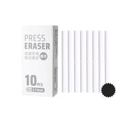 Styles de clics pratiques stylo gomme construction en plastique pointe de précision pour les tâches de correction détaillées outil d ' effacement à bouton-poussoir rétractable papeterie