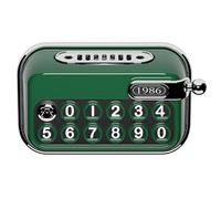 Styles De Machine À Écrire Carte Stationnement Temporaire Pour Tableau Bord Voiture D'immatriculation Téléphone Avec Aromathérapies Ornement Intérieur Affichage Du Tableau Bord