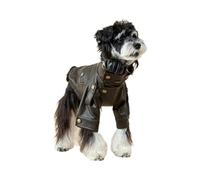 Styles de Motards à la Mode Manteau pour Chien durabilité Vestes en Cuir pour Animaux de Compagnie en Polyester Costume pour Animaux de Compagnie pour Tenue décontractée et Voyage Vestes pour Chiots