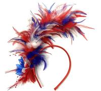 Styles Des Années 1920 Accessoire De Cheveux À Plumes Pour Fêtes À Thème D'Halloween Bandeau Élastique Confortable Bandeaux De Plumes En Tissu Doux