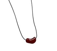 Styles élégants Amour Cœur Pendentif Collier ras du cou à breloques réglable Couleur vive Pour une utilisation quotidienne Décontracté Tendance Collier en forme de cœur