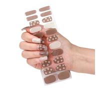 Styles français autocollants pour ongles en gel pour ongles en gel durcis films vernis à ongles en gel bandes décoration d'ongles
