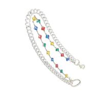 Styles hip hop réglables en alliage léger chaîne pendentif ornement pour jeans accessoire de mode pour les amateurs de streetwear