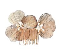 Styles miséricordieux faits à la main Peigne à cheveux de mariée Accessoires de mariage Épingle à cheveux métallique pour la photographie de cérémonie de mariage