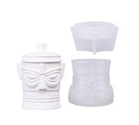 Styles nordiques en silicone souple pour plâtre, castes, bijoux en résine et solution de rangement décorative en silicone pour tasses Sanxingdui